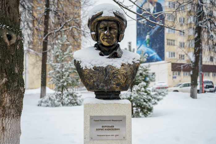 Реутов. Сквер Победы. Зима