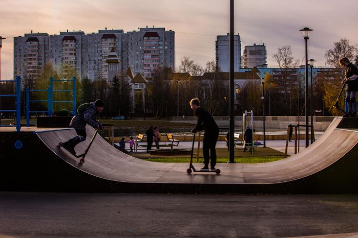 Благоустройство зоны отдыха у городского пруда в Краснознаменске