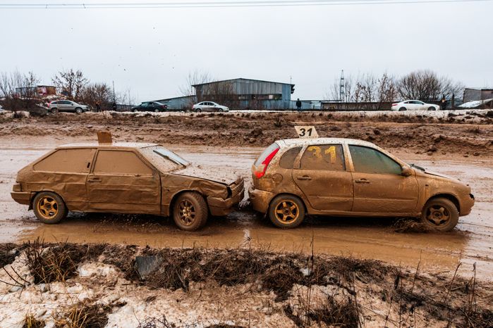 Автогонка в Мытищах
