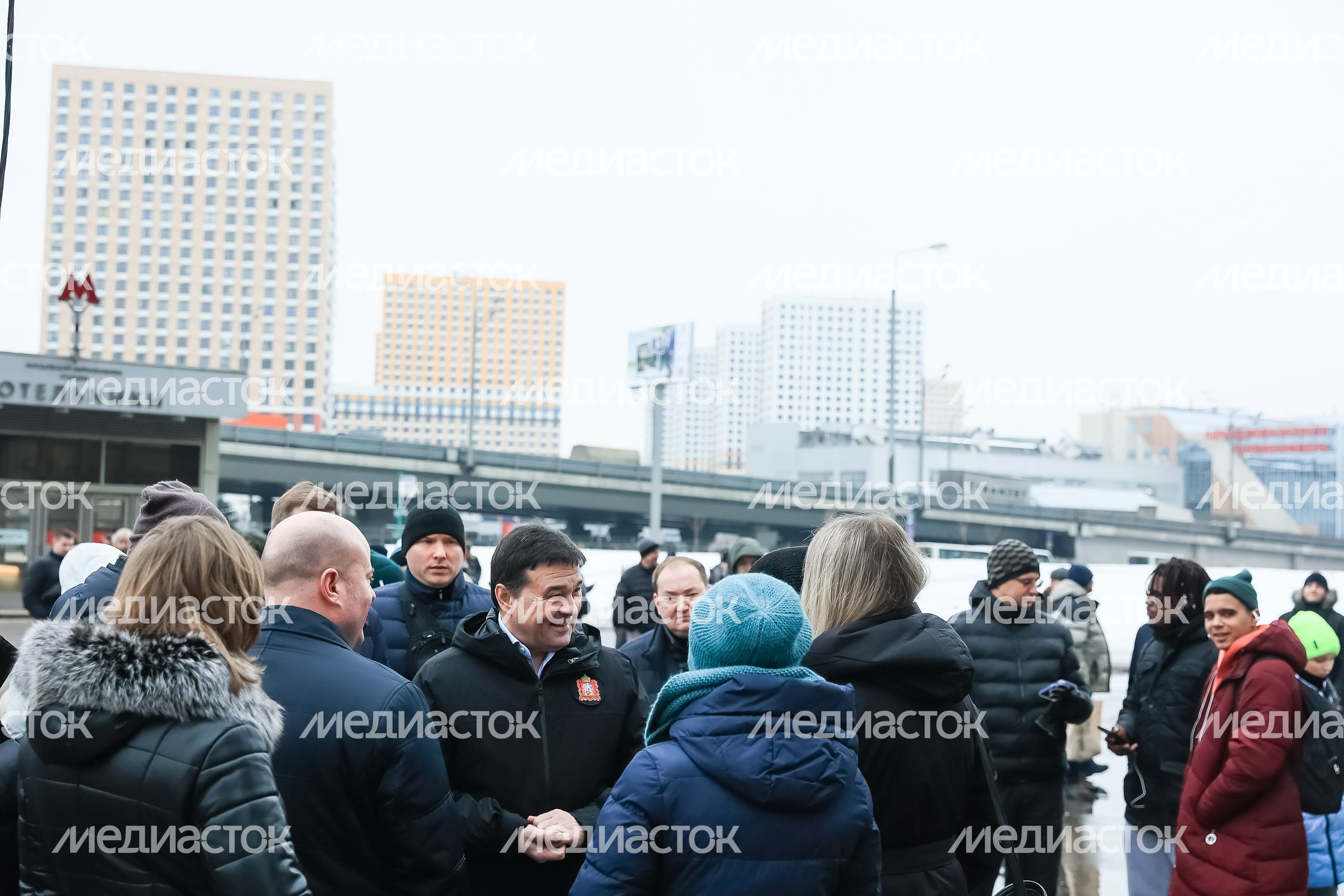 Посещение губернатором пересадочного узла в Котельниках