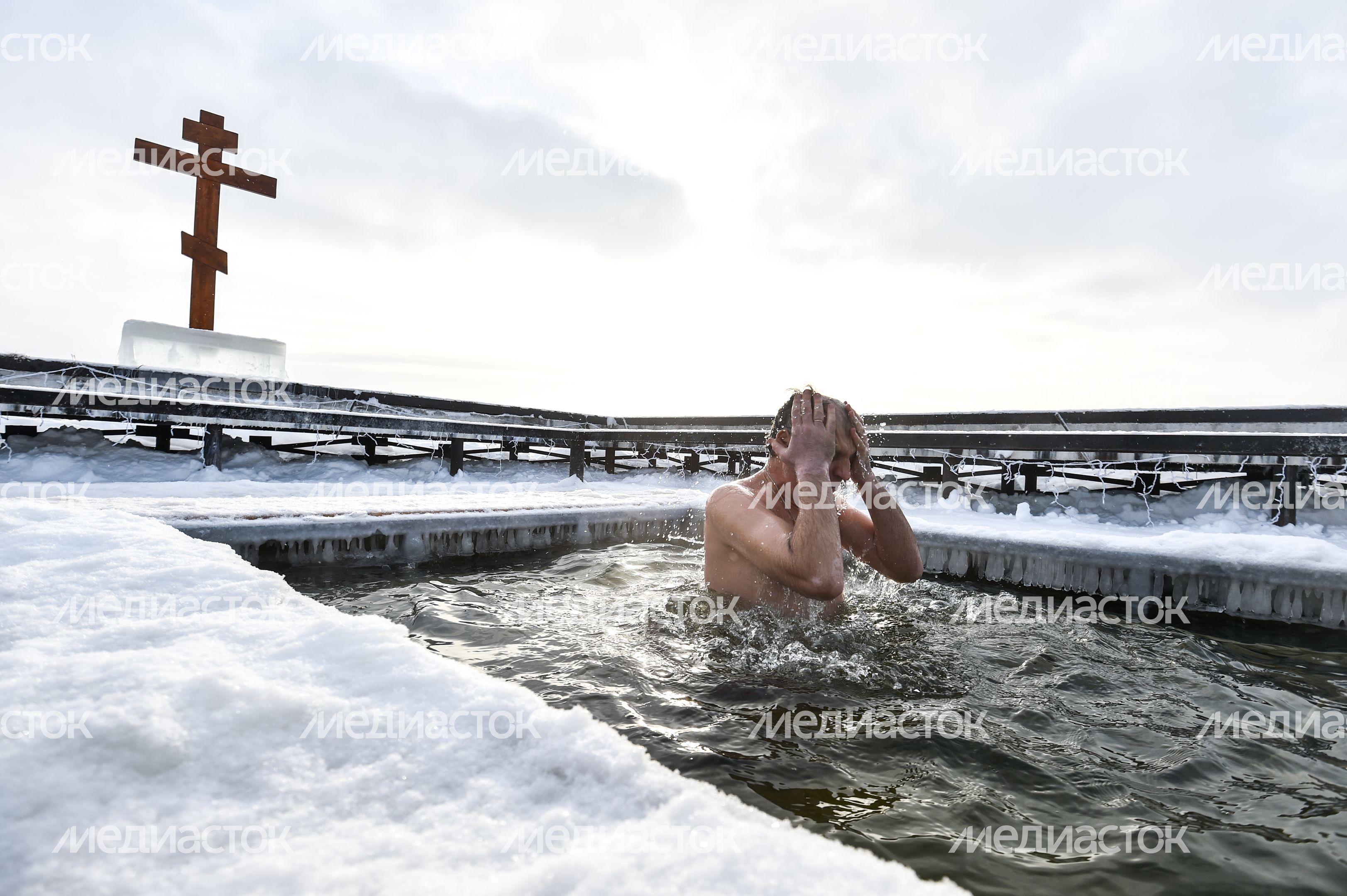 Крещенские купания в Подмосковье