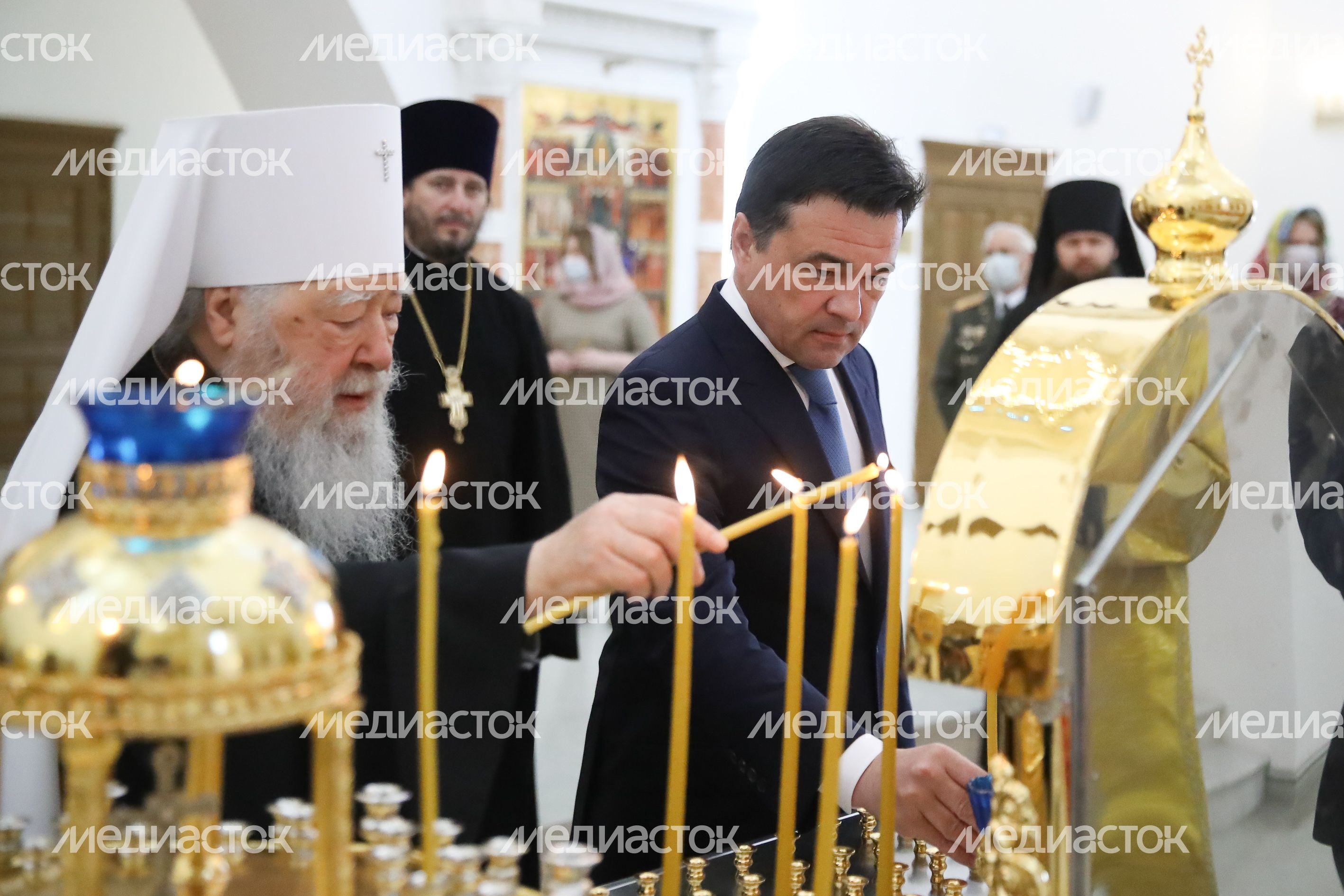 Открытие памятника Георгию Победоносцу в городском округе Красногорск Открытие памятника Георгию Победоносцу в городском округе Красногорск