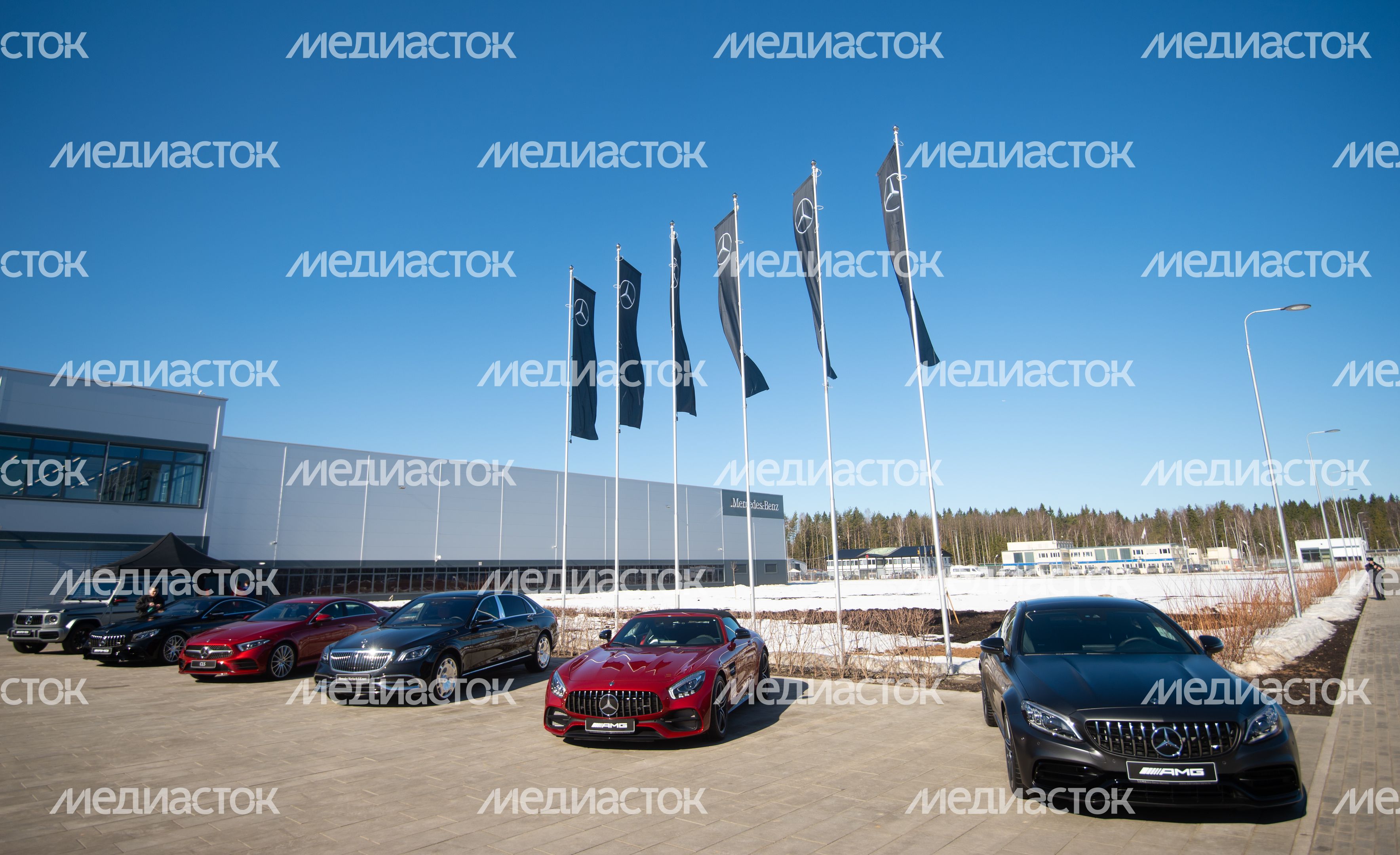 Открытие автомобильного завода Mercedes‑Benz в Подмосковье