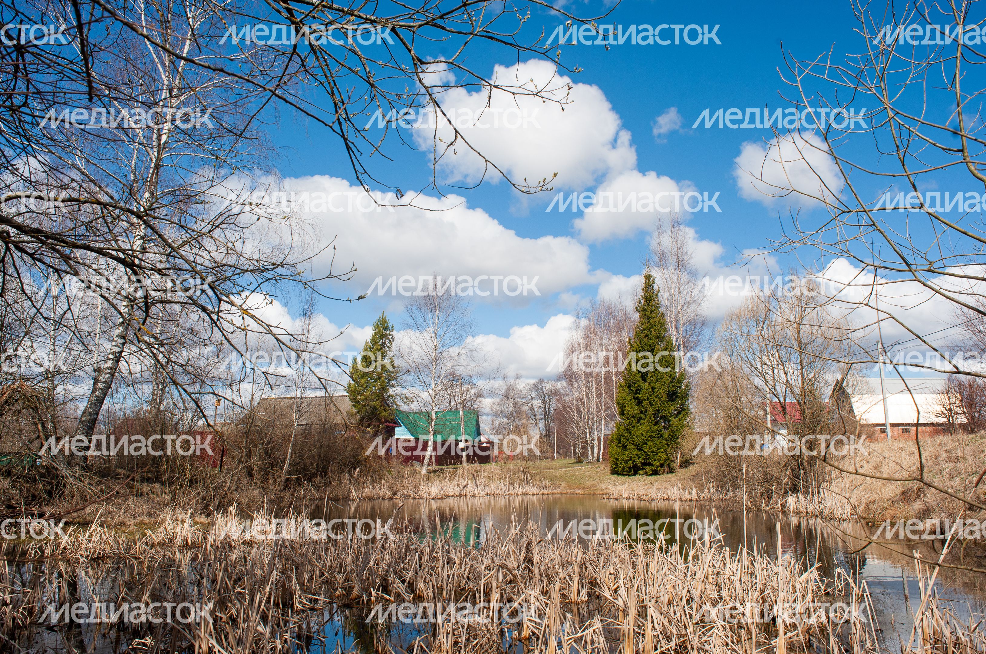 Весенние виды села Якоть
