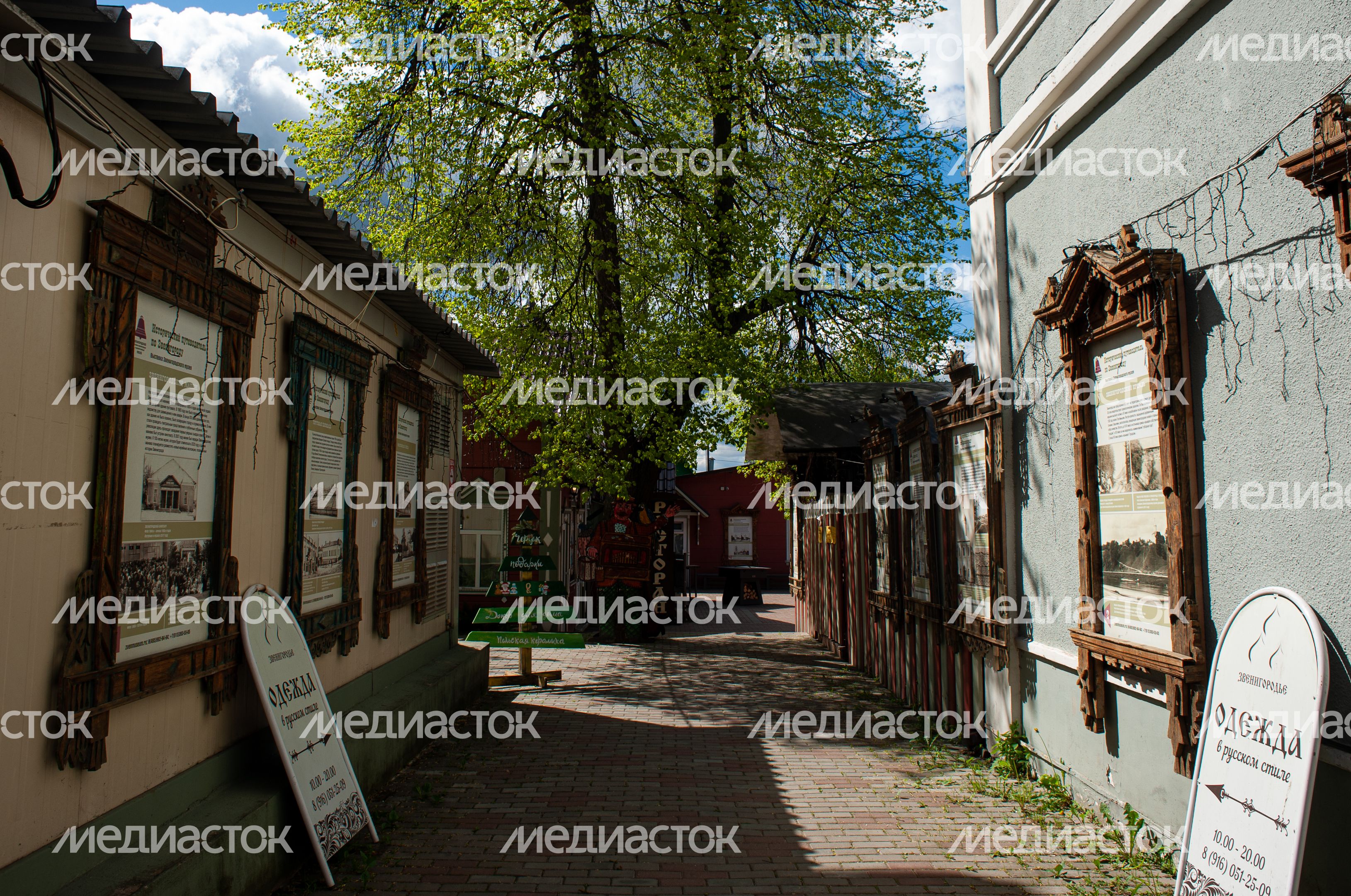 Летние виды города Звенигород