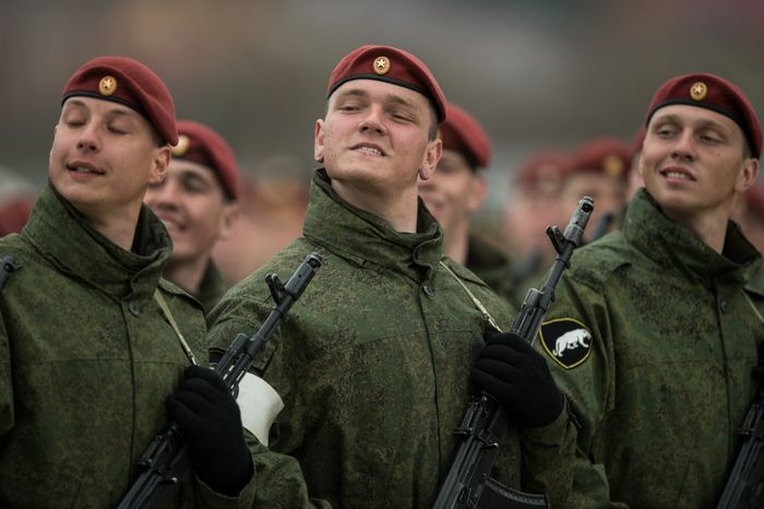 Репетиция Парада Победы в Алабино