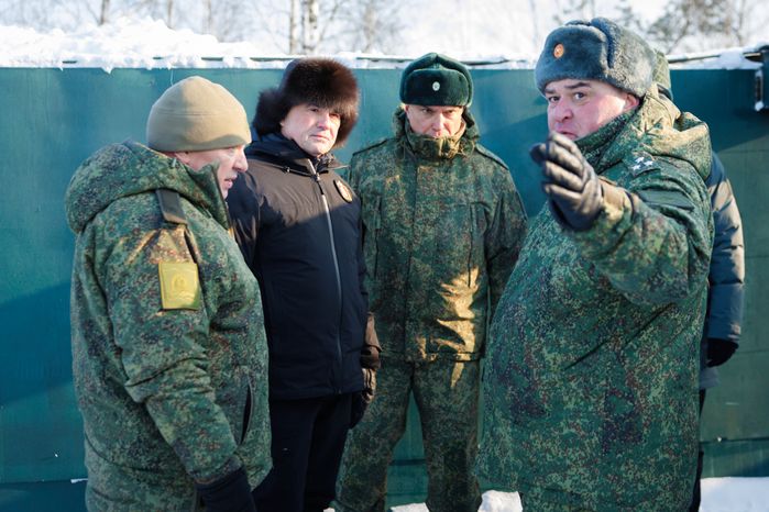 Андрей Воробьев посетил полигон в Московском высшем общевойсковом командном училище