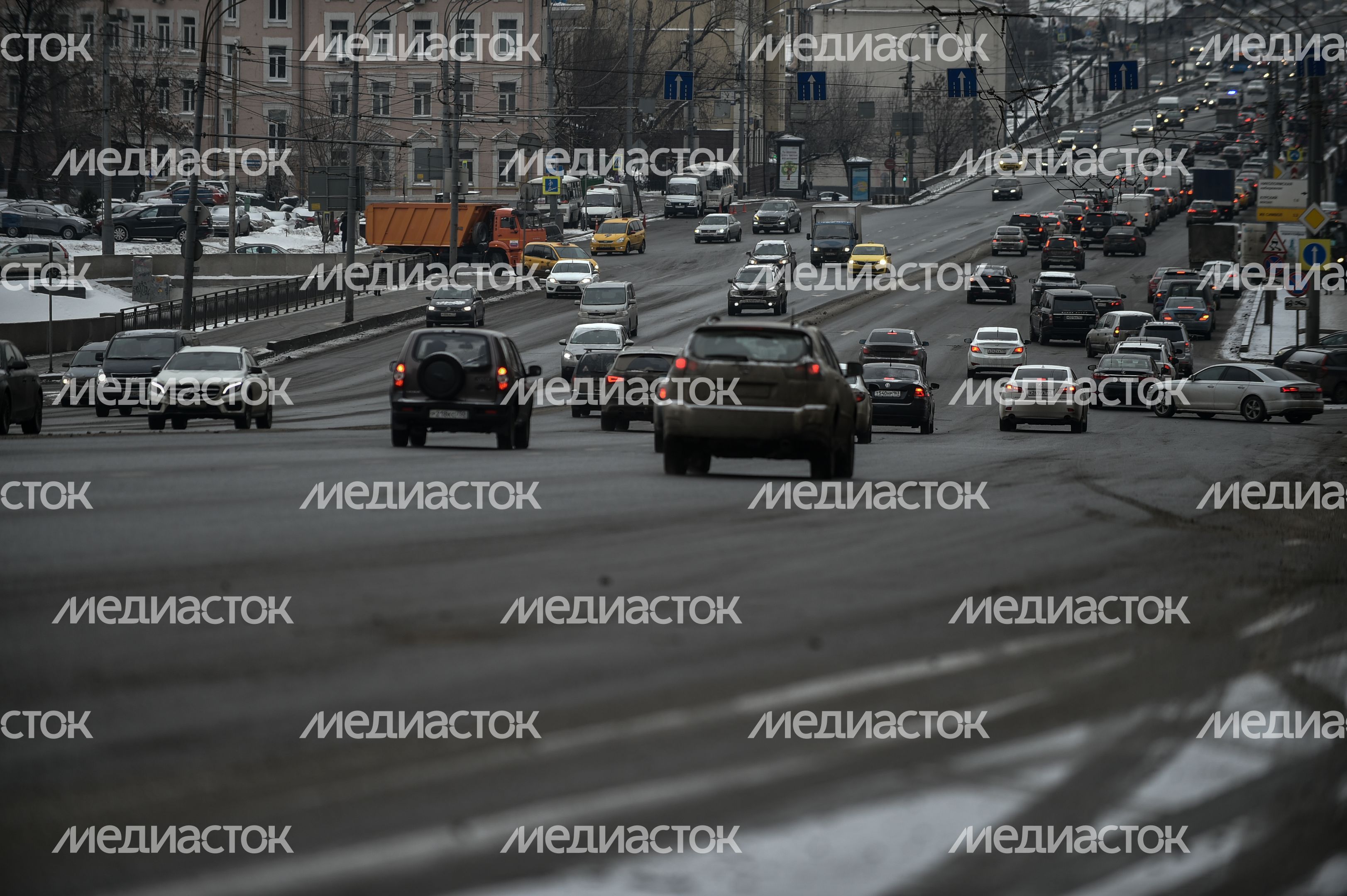 Дорожная ситуация в Москве