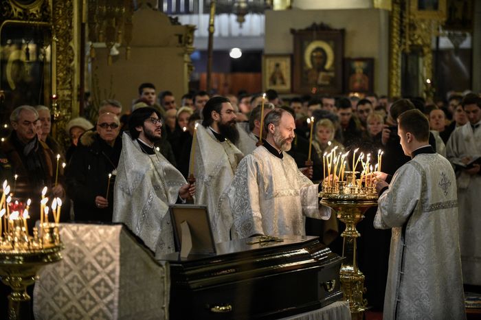 Отпевание Валерия Халилова