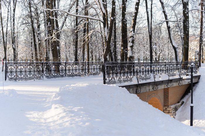 Красногорск. Усадьба «Архангельское». Зима