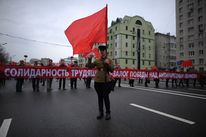 Первомайская демонстрация в Москве