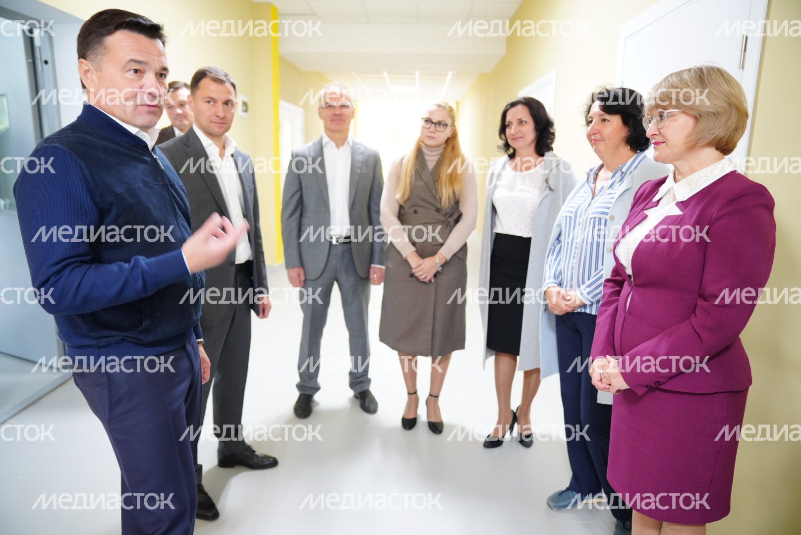 Проверка работы школы №3 в Кашире Губернатором Подмосковья