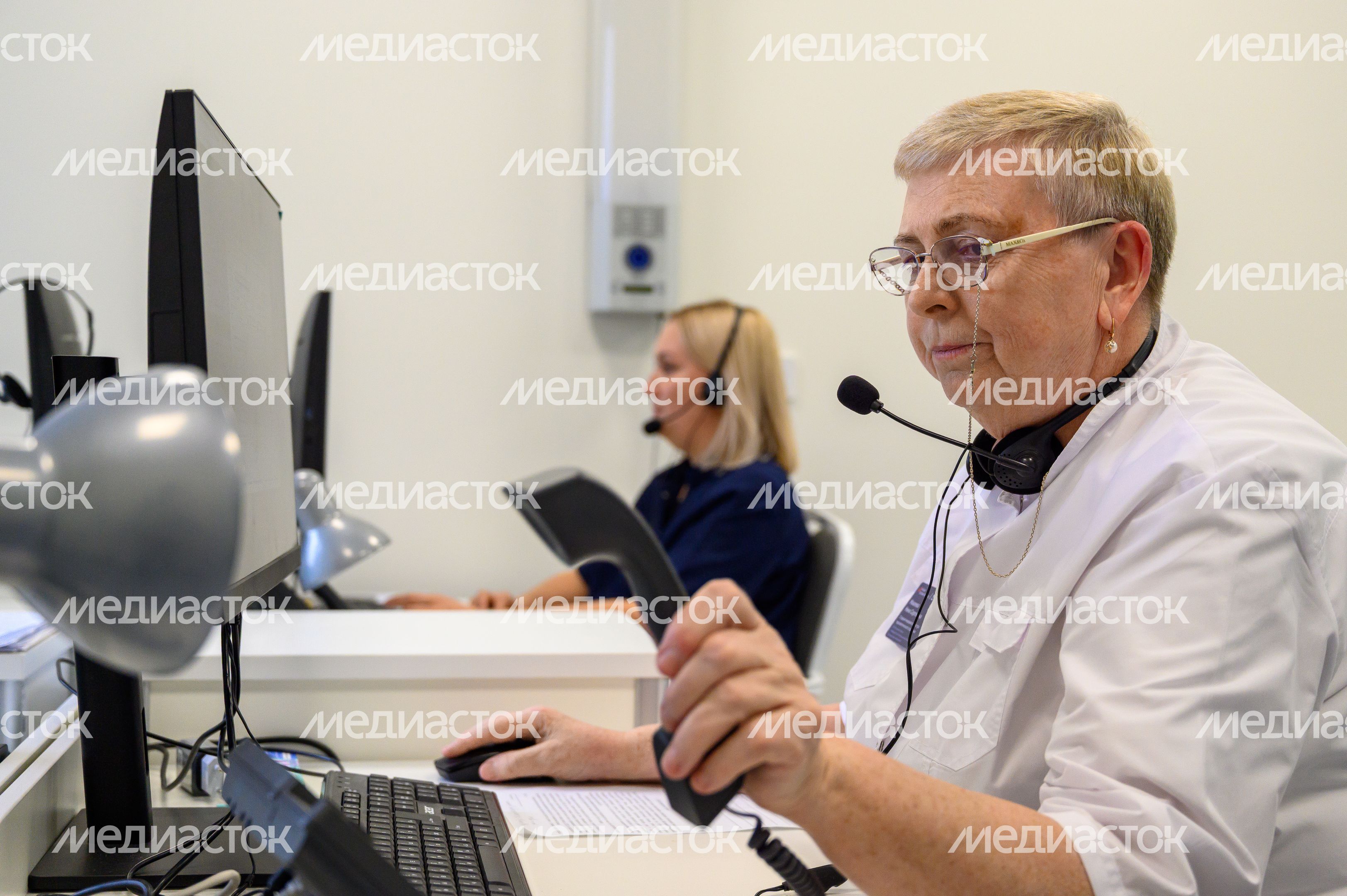 Кабинет телемедицины в поликлинике поселка Октябрьский округа Люберцы Кабинет телемедицины в поликлинике поселка Октябрьский округа Люберцы