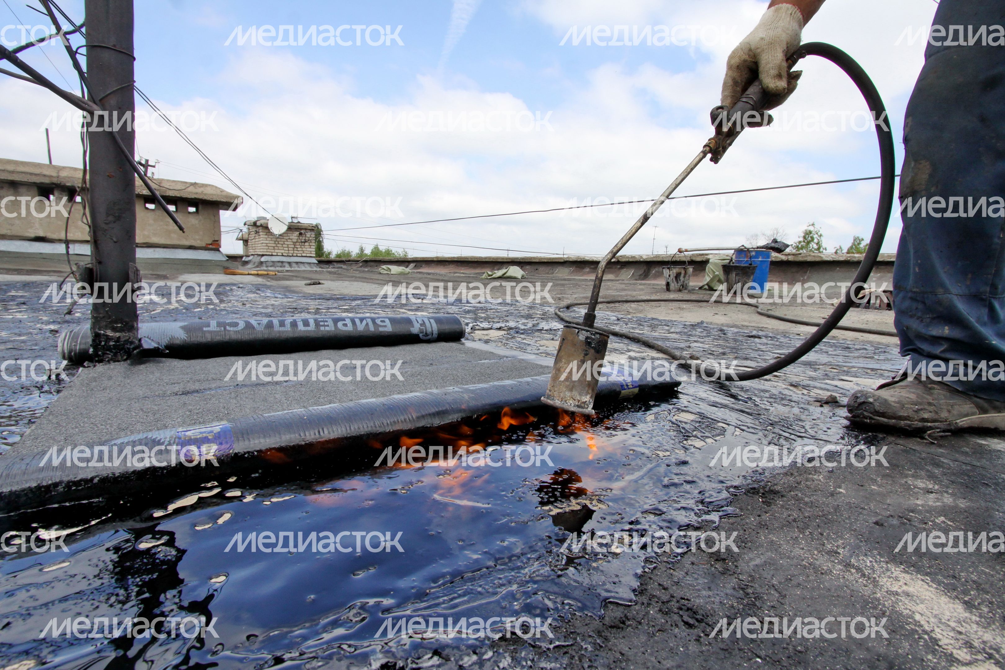 Ремонт крыши жилого дома в Каширском районе
