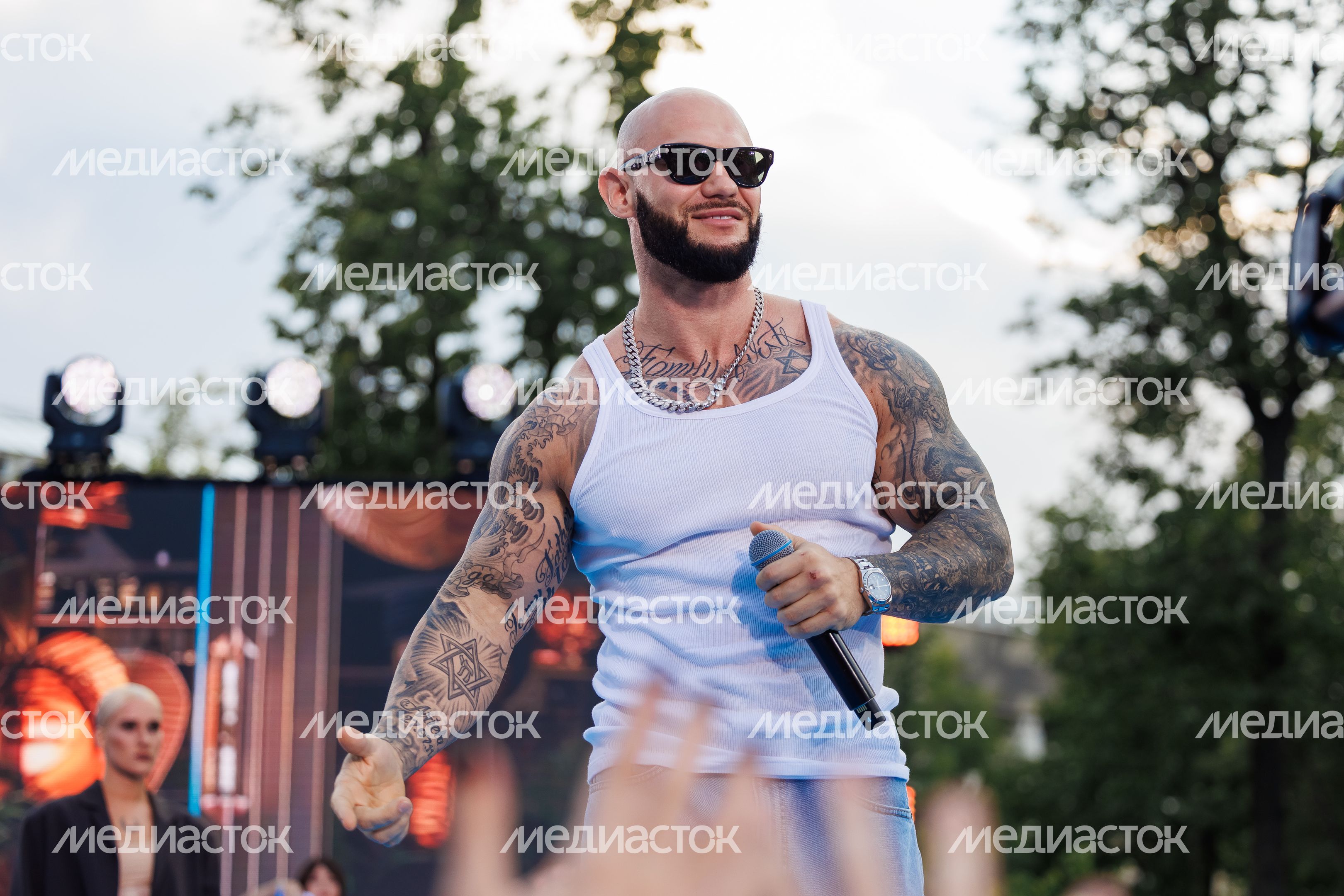 Рэпер Джиган на открытии VK Fest -2024 в московских "Лужниках"