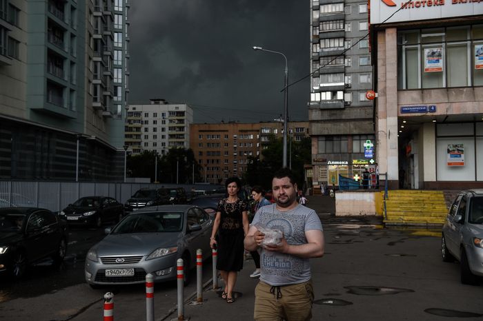 Тропические ливни накрыли Москву