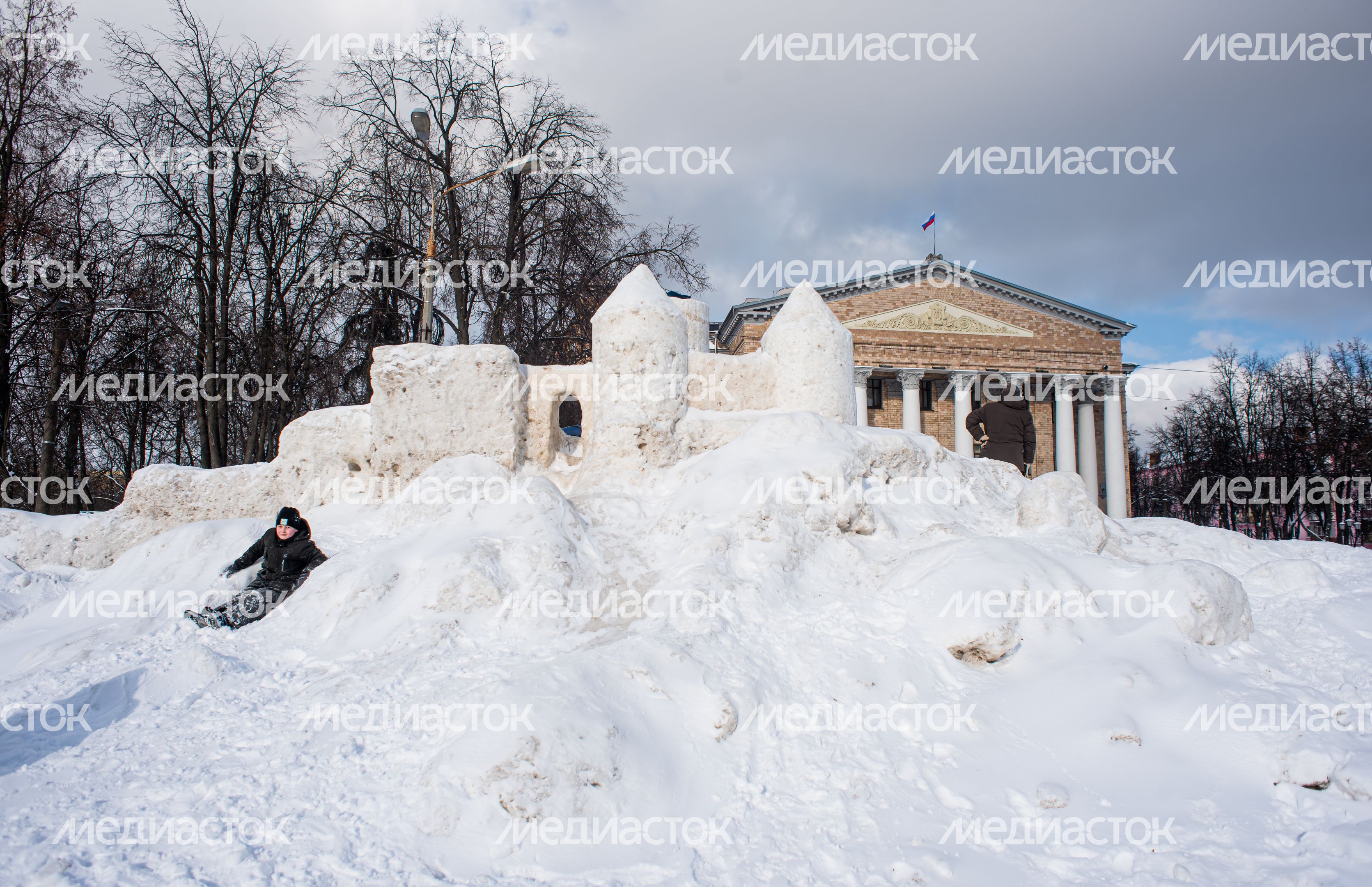 Зимние виды города Жуковский