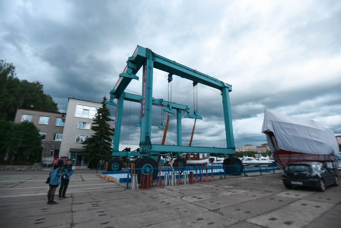Московский международный яхтенный порт в Долгопрудном