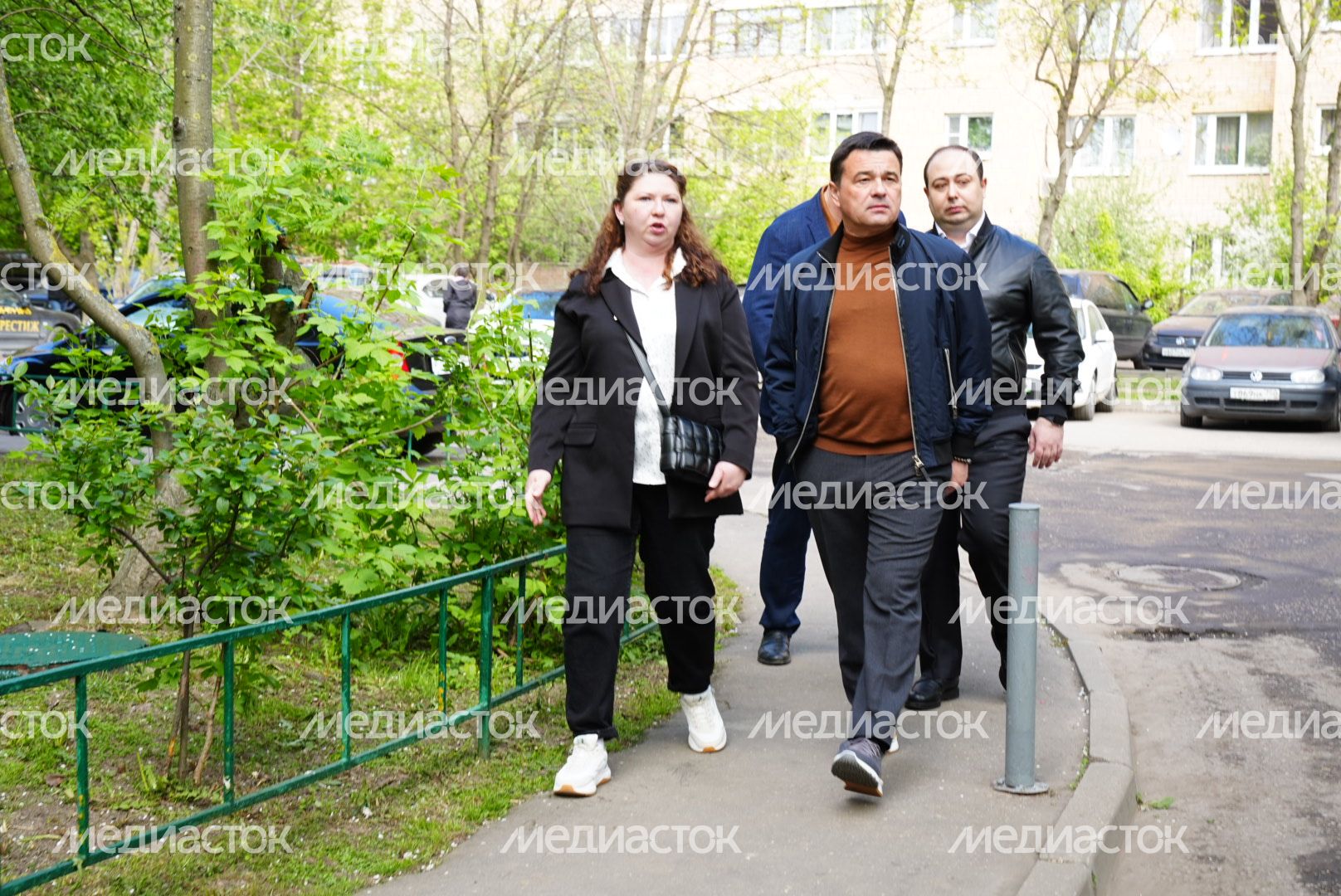 Проверка губернатором ремонта теплосетей в Химках