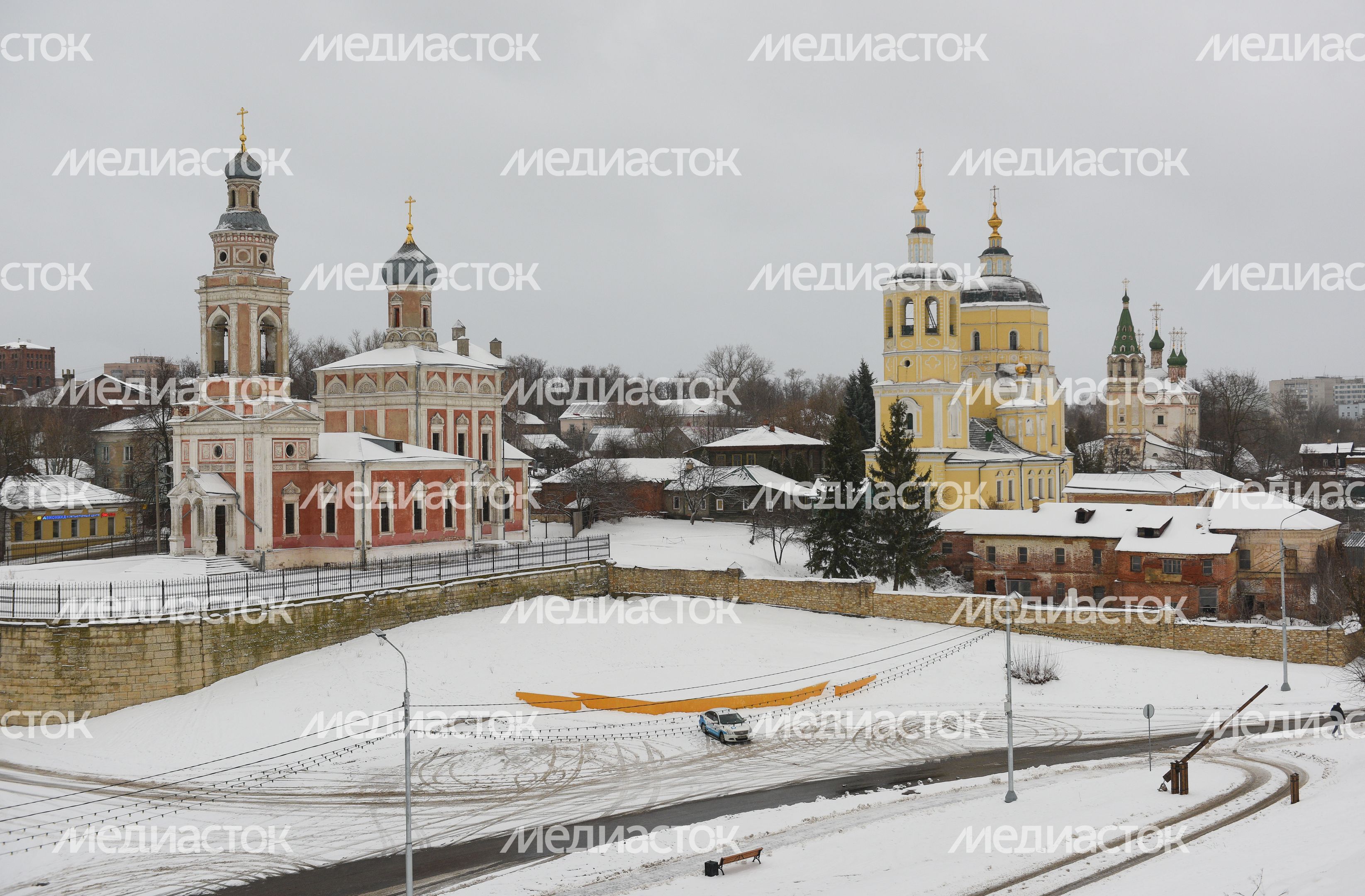 Виды города Серпухов зимой