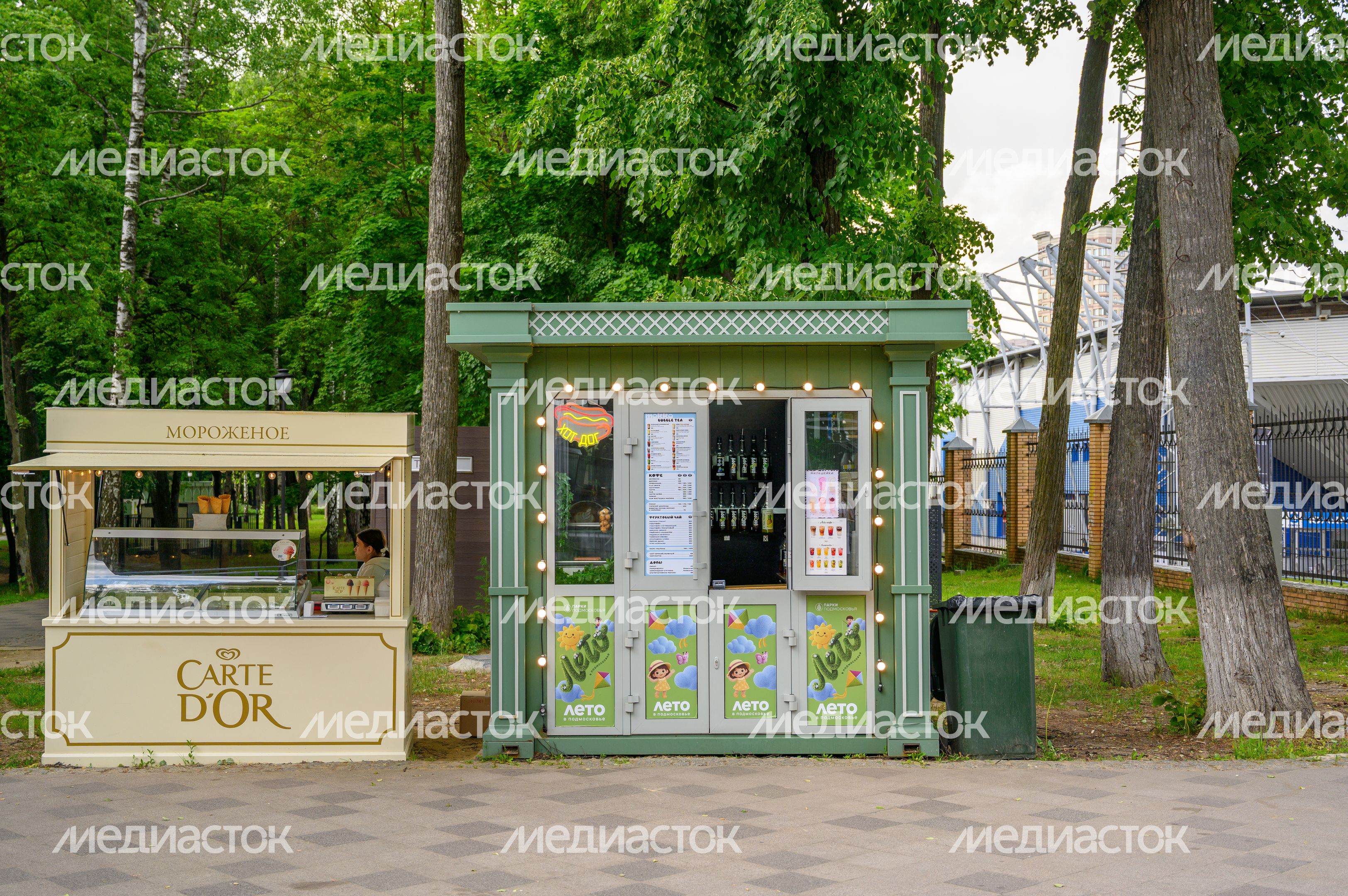 Раменский городской парк культуры и отдыха летом
