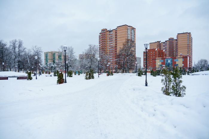 Зимние виды Лосино-Петровского