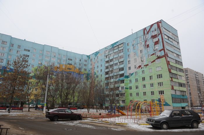 Двор многоквартиного дома в Раменском