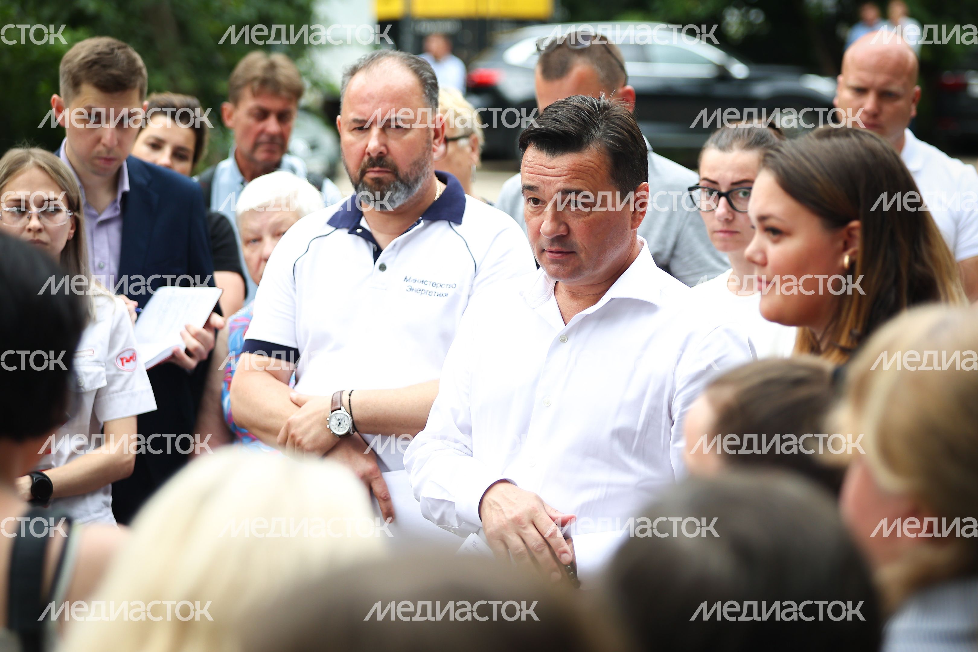 Проверка хода работ по модернизации теплоснабжения в Солнечногорске Губернатором Подмосковья