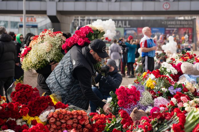 Мемориал памяти погибших в «Крокус Сити Холле» в Красногорске