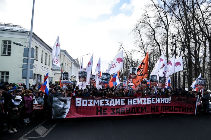 Марш памяти Бориса Немцова в Москве
