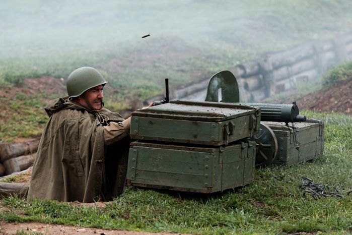 Военно-историческая реконструкция «Первый день войны» у Главного храма ВС РФ в День памяти и скорби