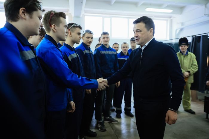 Посещение Губернатором Павлово-Посадского Техникума