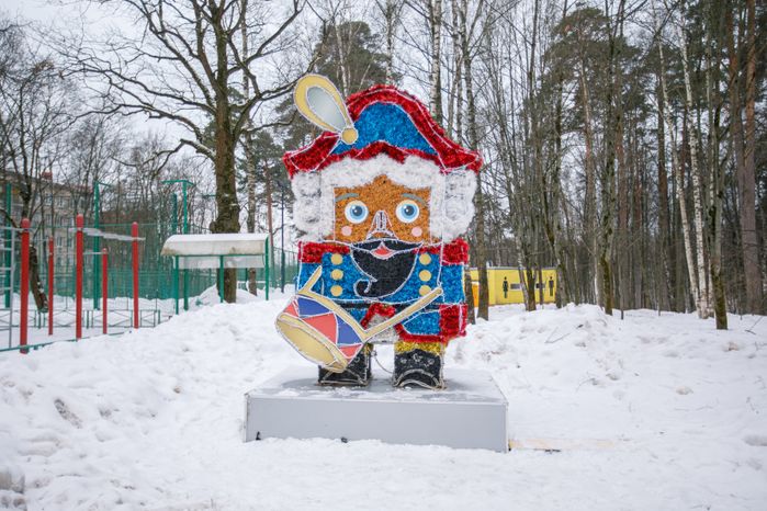 Красногорский городской парк зимой