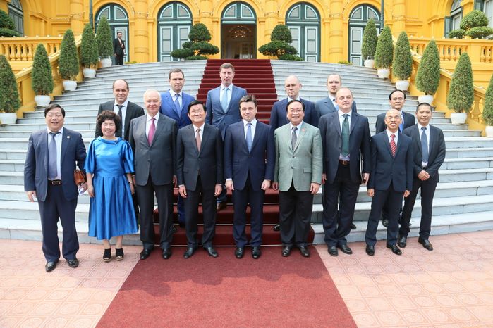 А. Воробьев провел встречу с президентом Вьетнама