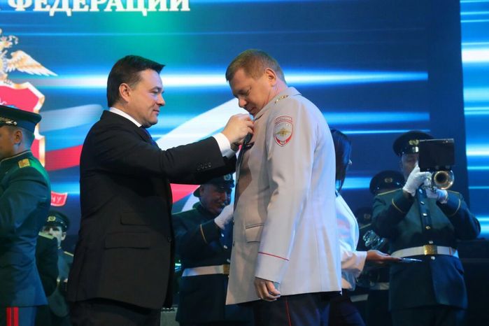 Торжественное мероприятие ко Дню сотрудника ОВД