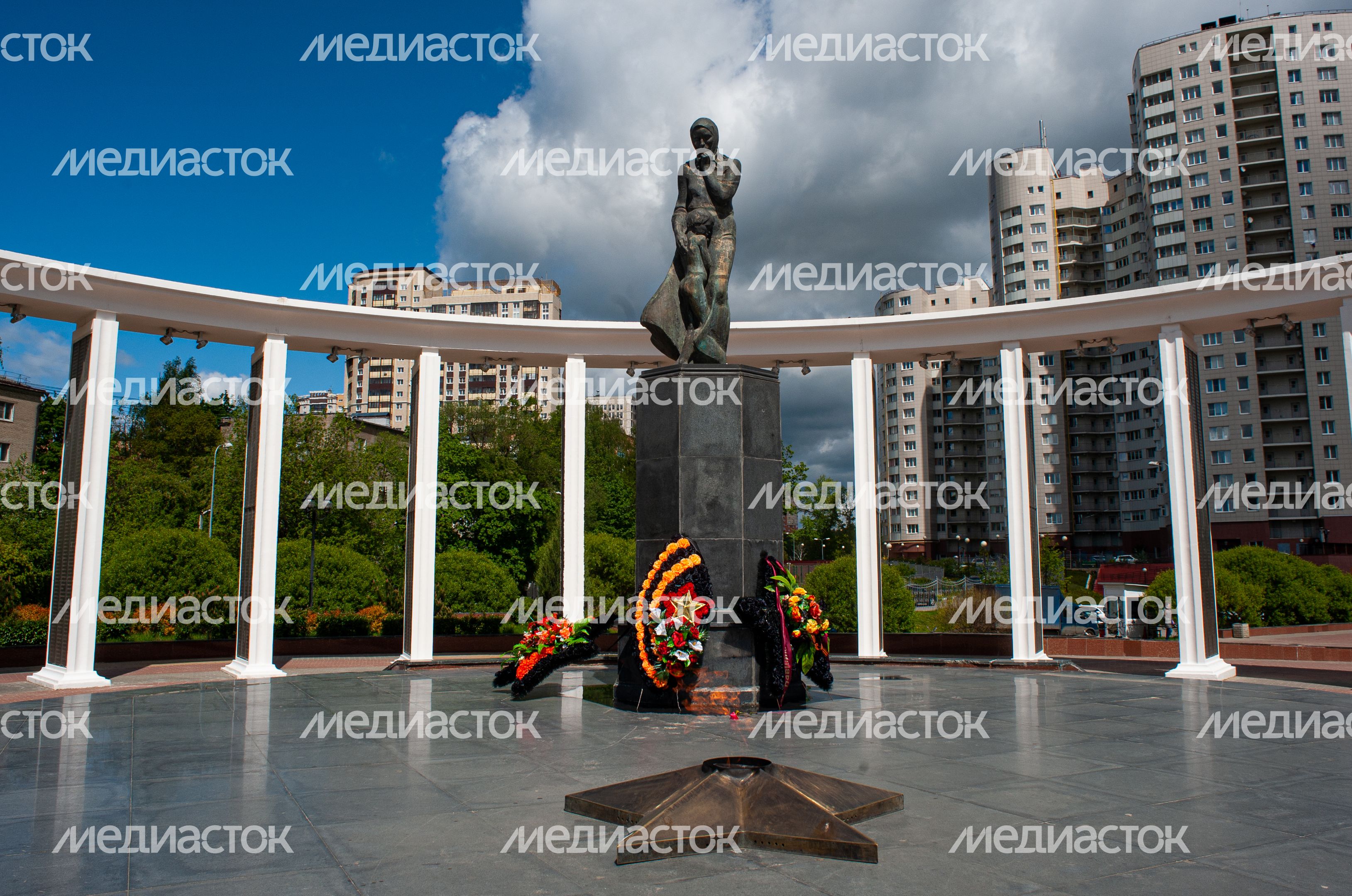 Весенние виды города Пушкино
