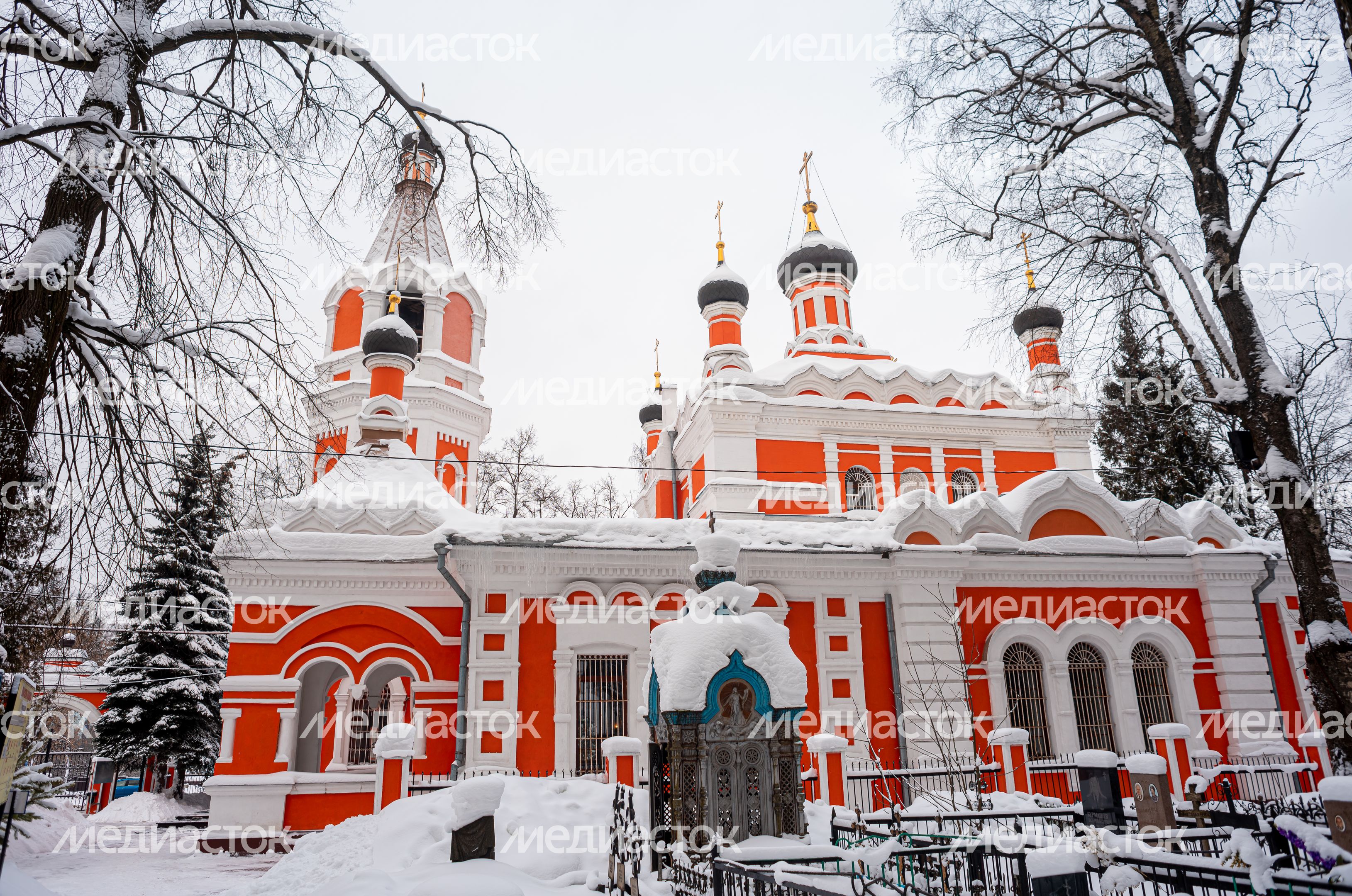 Зимние виды города Солнечногорск