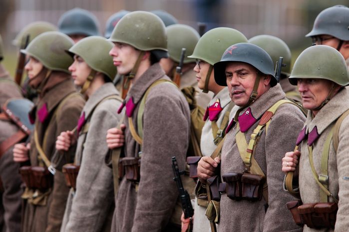 Военно-исторический фестиваль «Москва за нами. 1941 год» на Бородинском поле