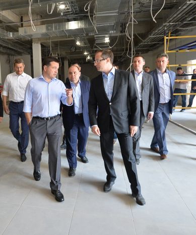 Рабочий визит губернатора Московской области в Красногорск, 07.09.2018