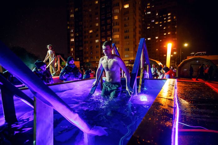 Крещенские купания в Химках