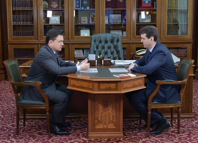 А. Воробьев встретился с главой Шатурского района Андреем Келлером
