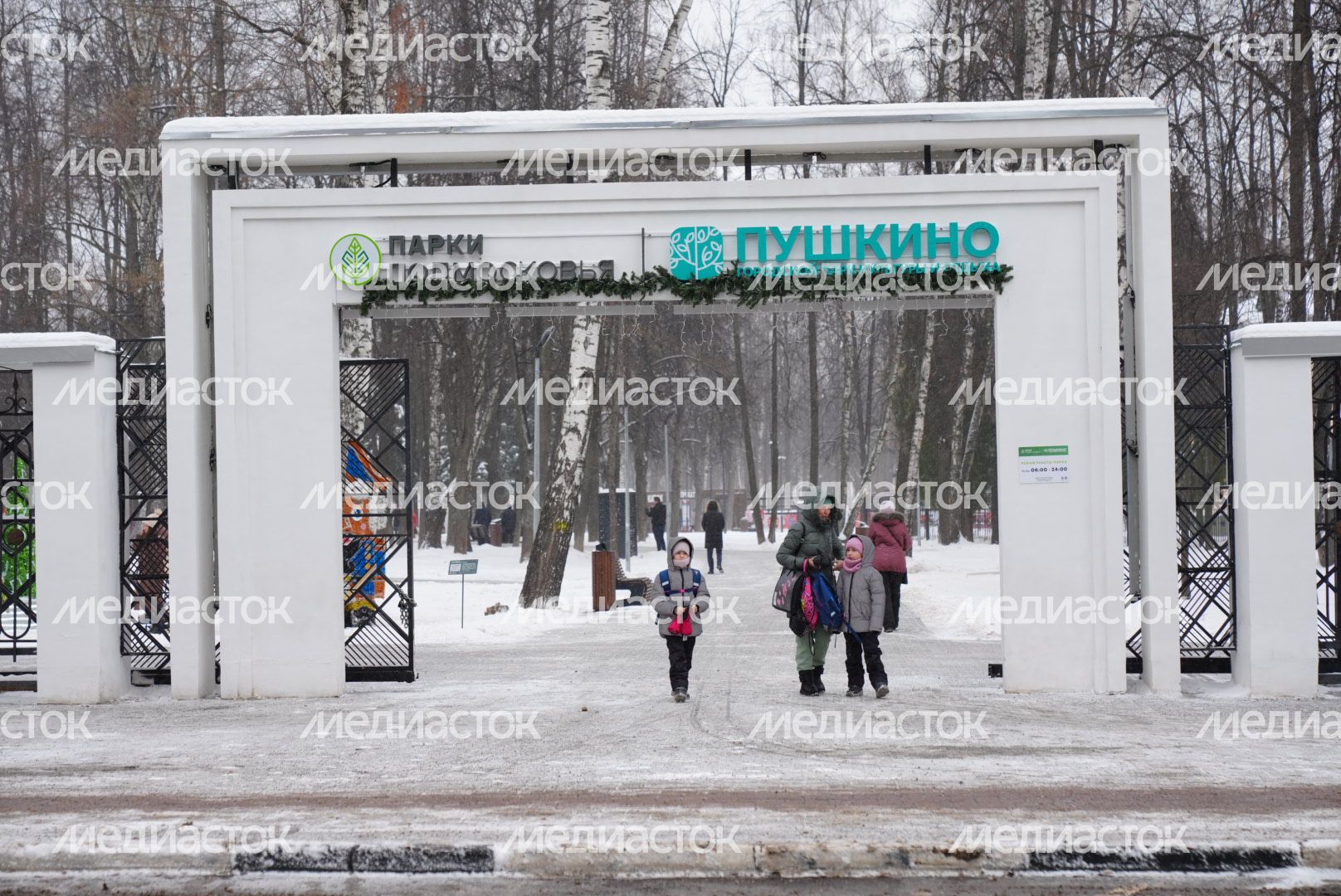 Проверка Губернатором Центрального парка культуры и отдыха в Пушкино