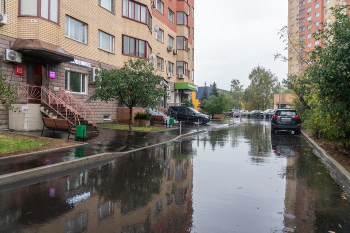 Благоустройство двора в Красногорске в микрорайоне Путилково