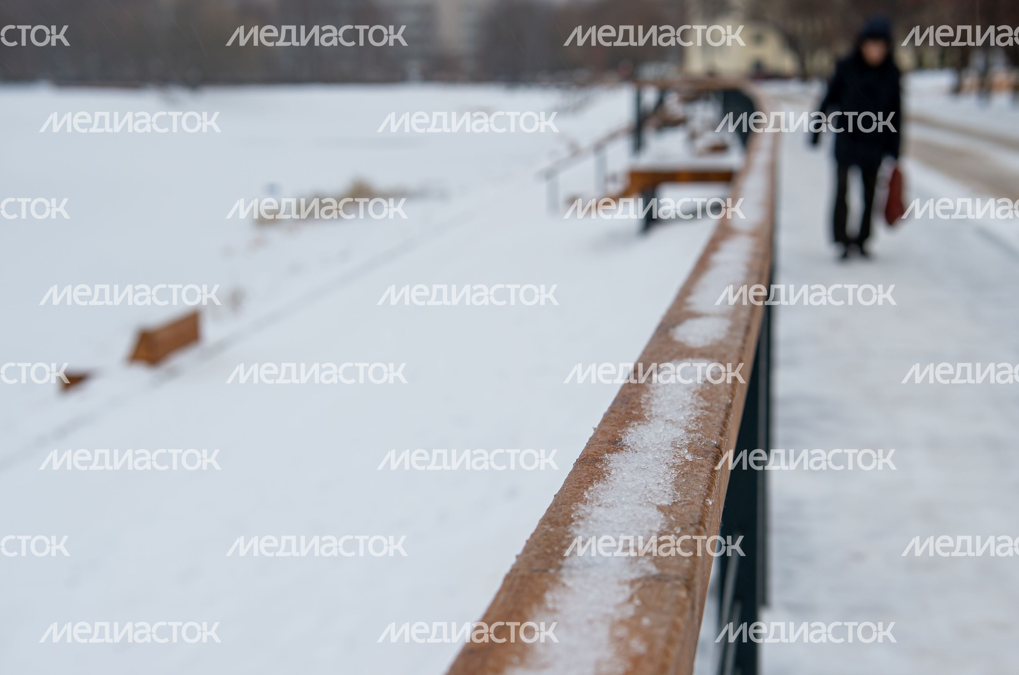 Последствия ледяного дождя в Москве