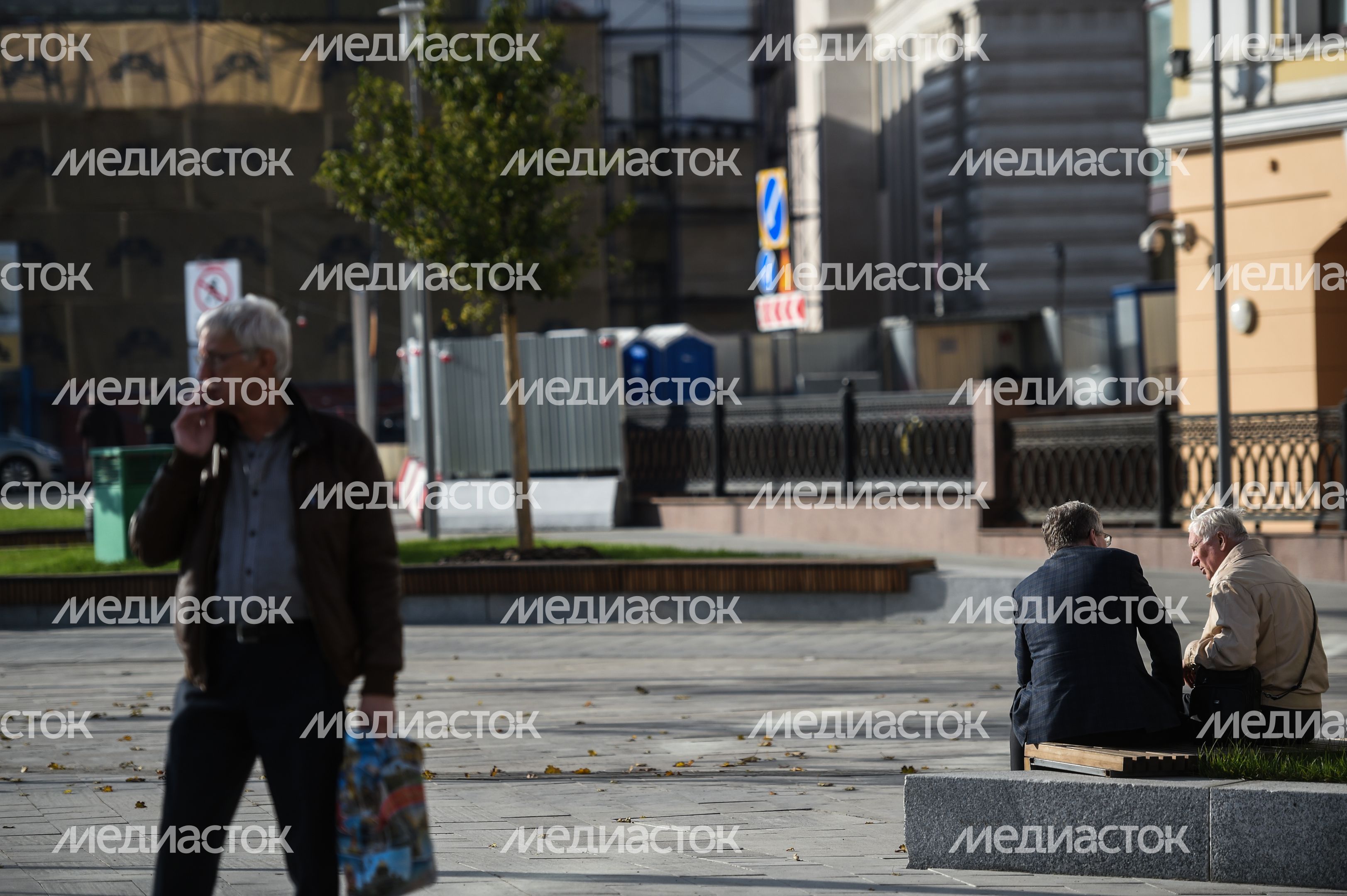 Пенсионеры в Москве