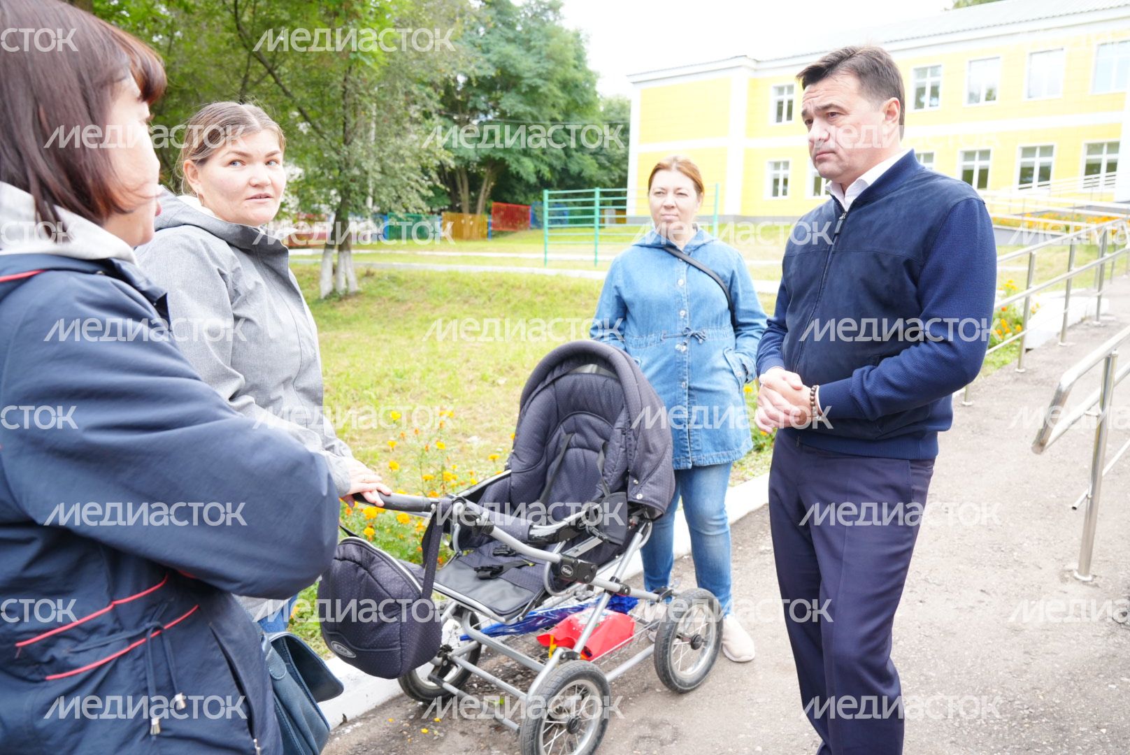 Проверка работы школы №3 в Кашире Губернатором Подмосковья