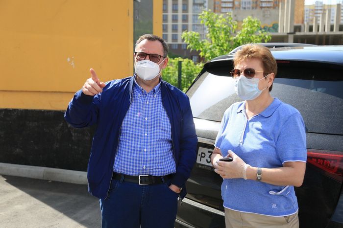 Игорь Тресков на выезде руководящего состава правительства Московской области в муниципалитеты