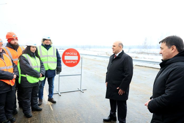 Торжественная церемония открытия дороги в Лобне с участием Губернатора Подмосковья