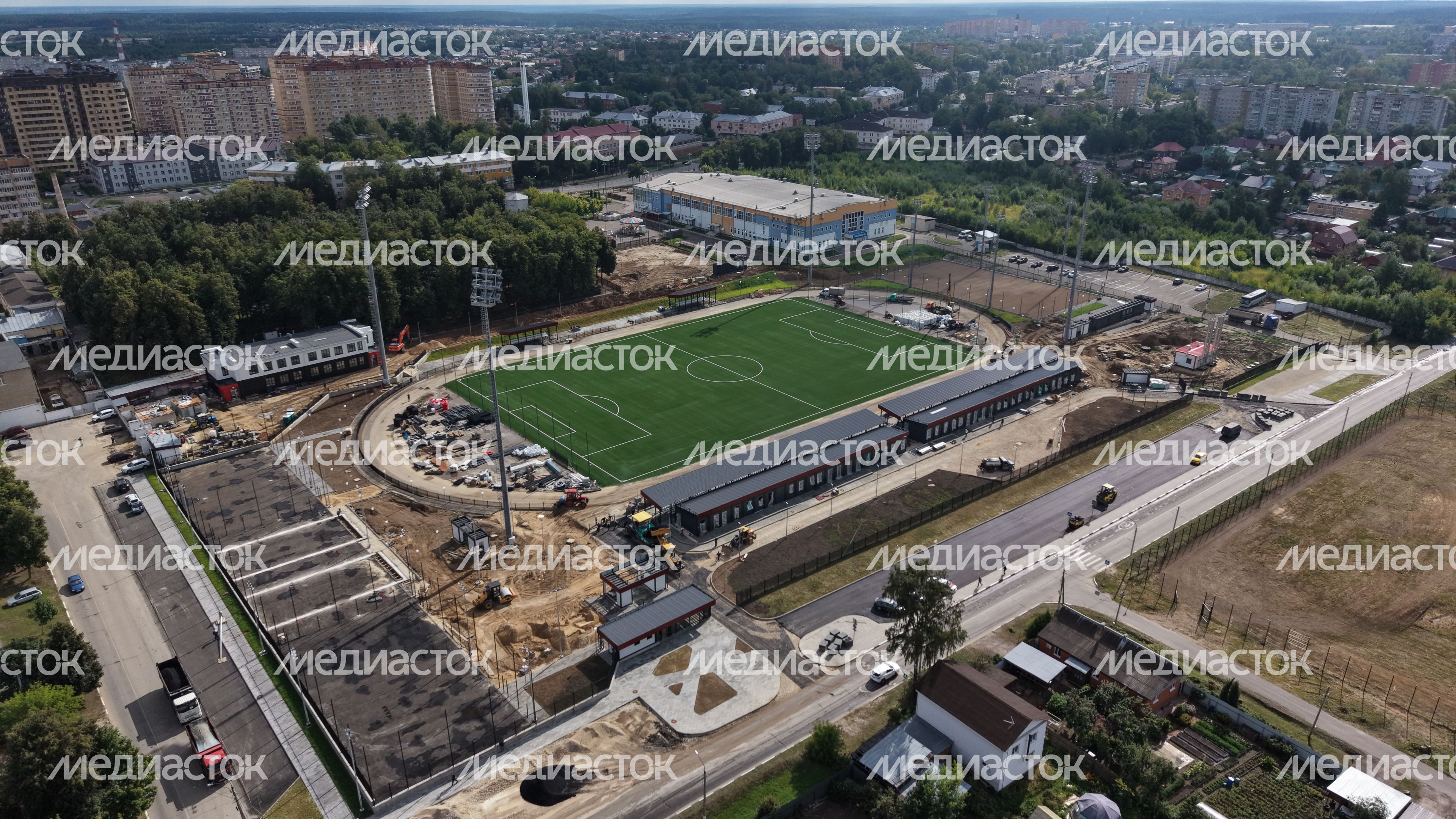 Реконструкция стадиона "Мещера" в Егорьевске