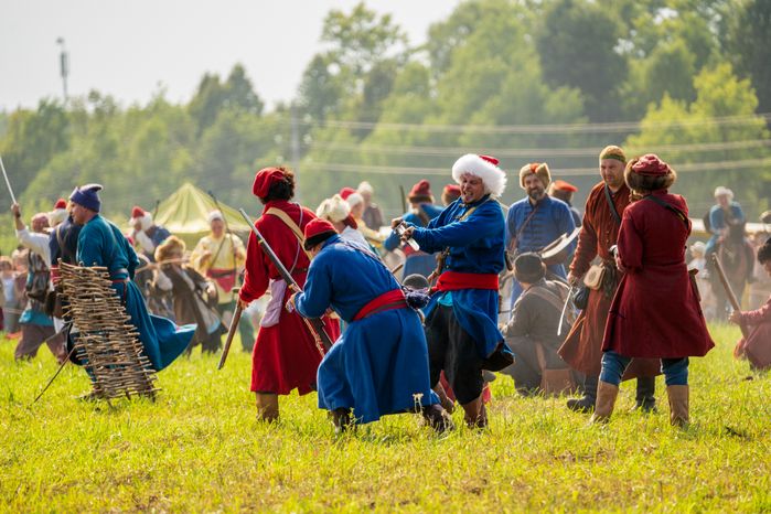 Эпоха Древней Руси XVI века на фестивале «Гуляй город» в округе Чехов